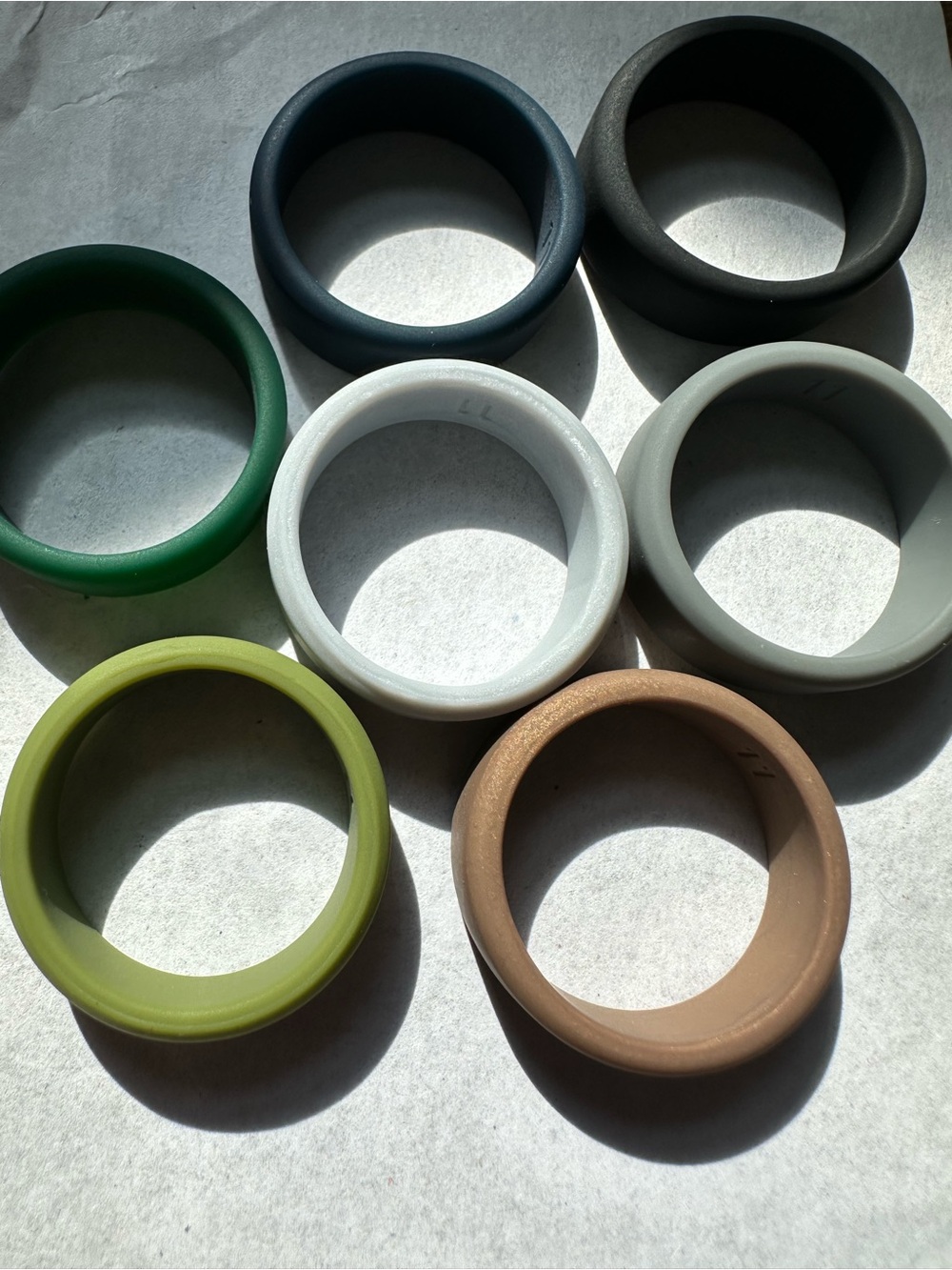NEW Size 11 Men’s Rubber Rings